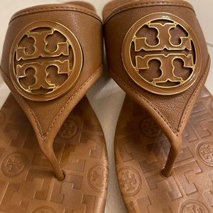 Tory Burch brown leather sandals